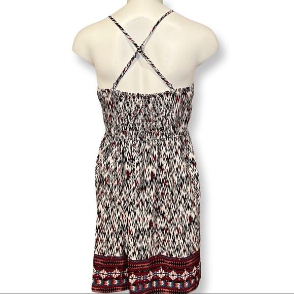 Sleeveless Dress Aztec Print Casual Sundress Summer Dress - Picture 4 of 6
